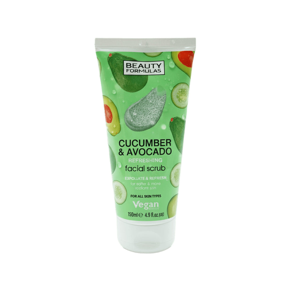 Beauty Formulas Face Scrub Cucumber & Avocado 150ml