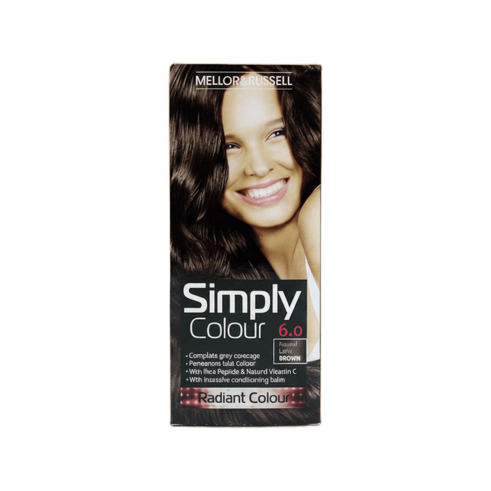 Simply Colour Permanent Hair Colour Natural Light Brown 6