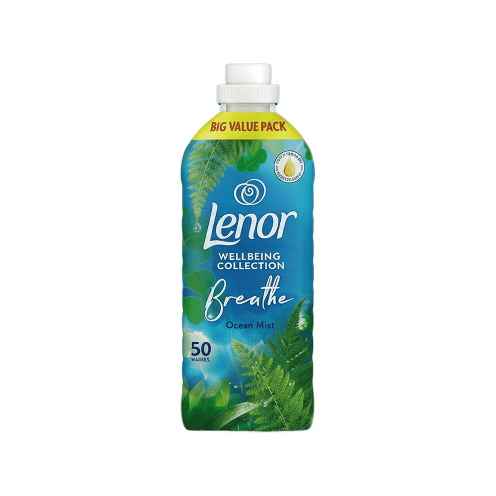 Lenor Breathe Ocean Mist Fabric Conditioner 50 Washes – 1.65L