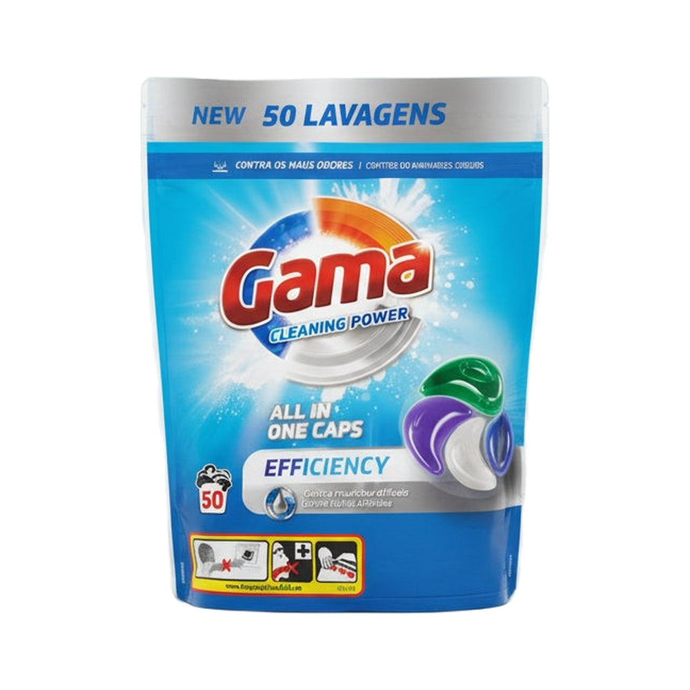 Gama All in 1 Laundry Pods Efficiency 50 Washes