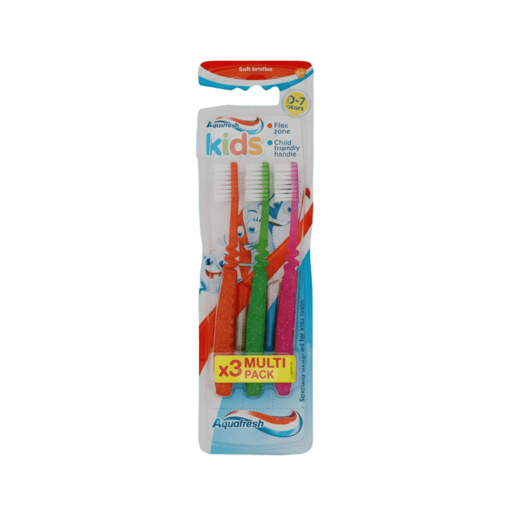 Aquafresh Kids Soft Toothbrush 3 Pack