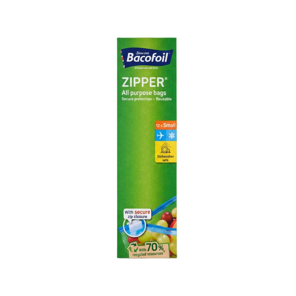 Bacofoil Zipper Bags 1L Small 12s