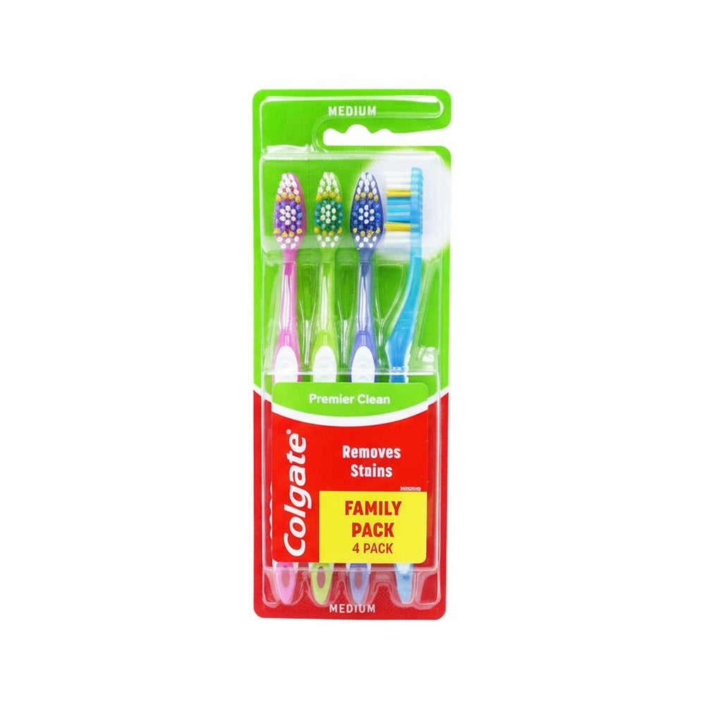 Colgate Toothbrush Premier Clean 4 Pack