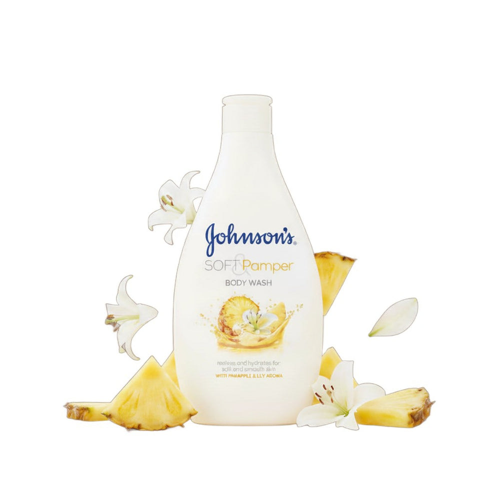 Johnson's Soft Pamper Body Wash 400ml