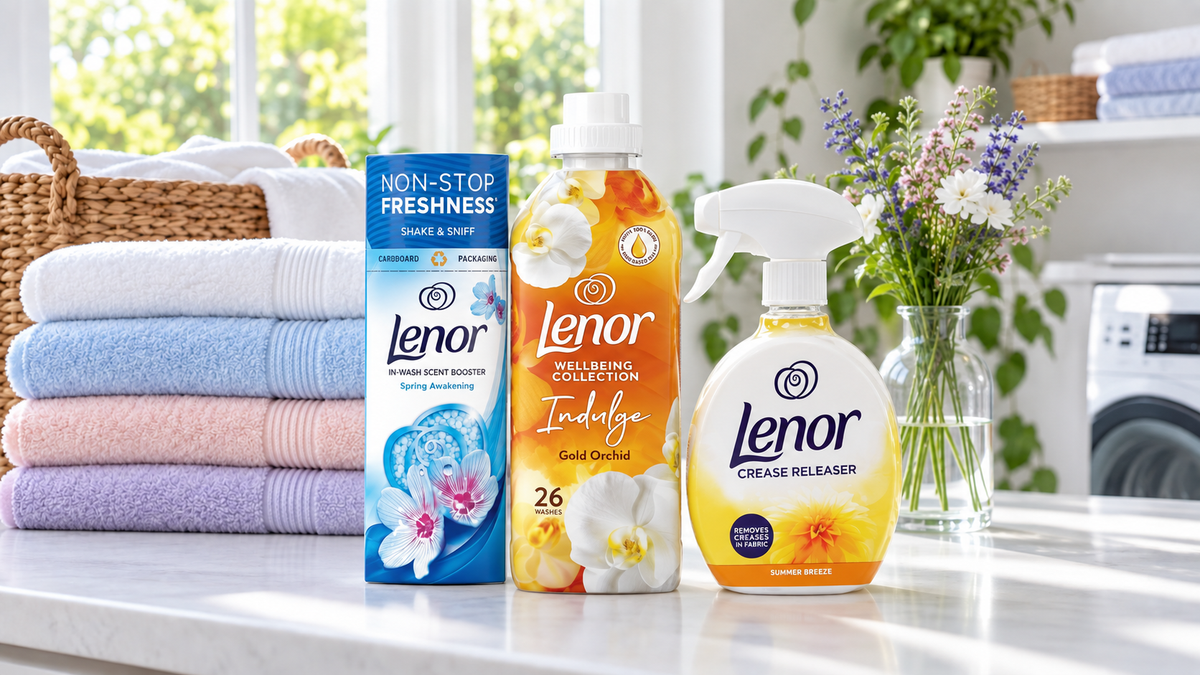 The Complete Lenor Routine: Fresh, Soft and Crease-Free Laundry