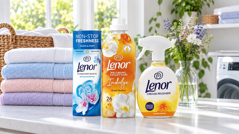 The Complete Lenor Routine: Fresh, Soft and Crease-Free Laundry