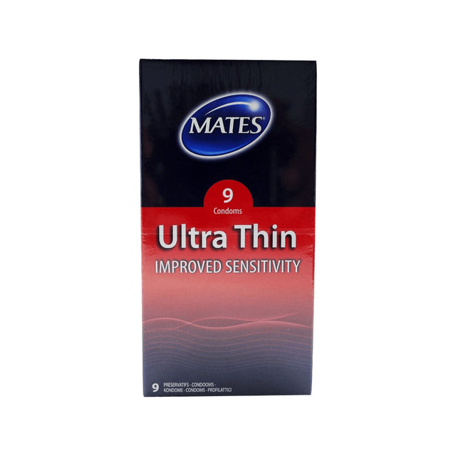 Mates Condoms Ultra Thin Sensitivity 9 Pack