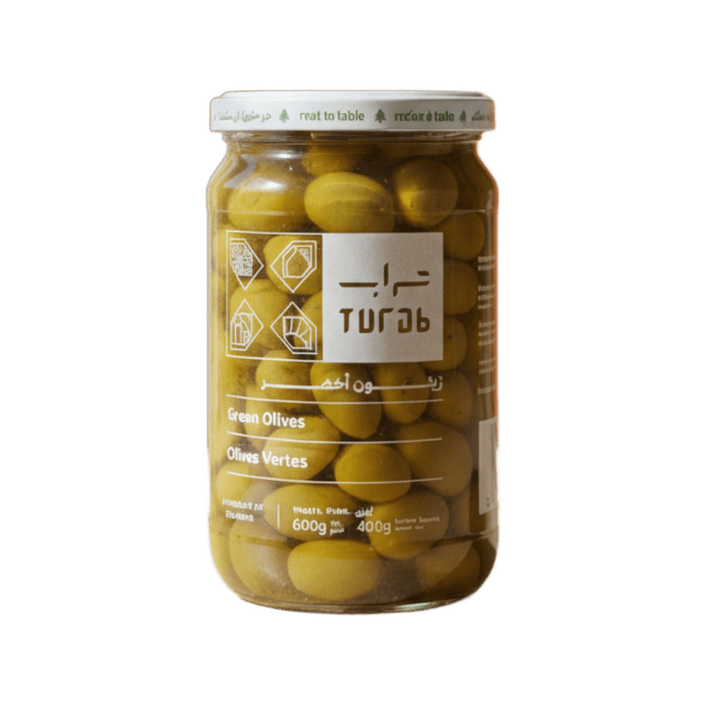 Turab Green Olives 600g