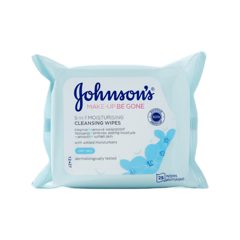 Johnson's Moisturising Make-Up Removing Wipes 25 Pcs