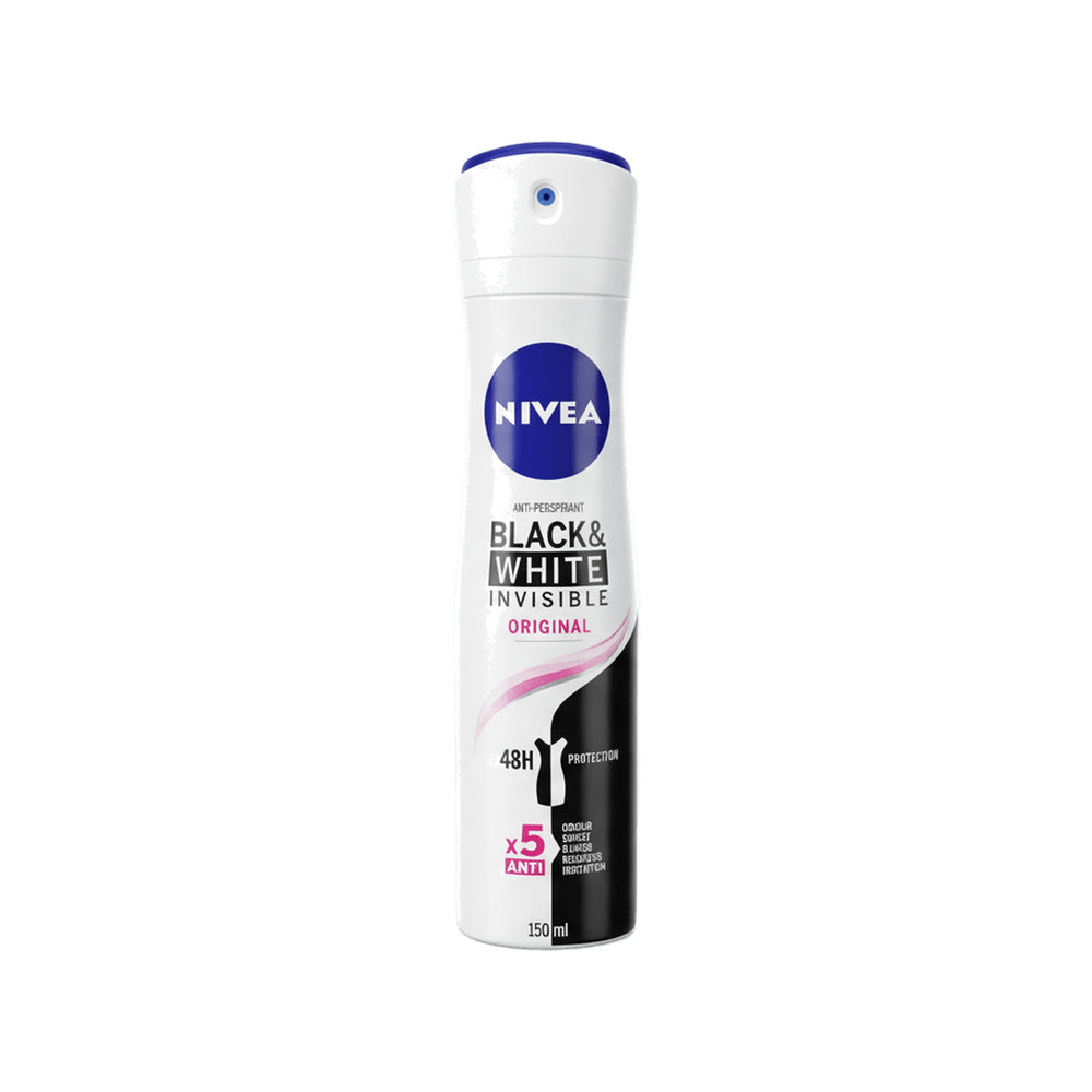 Nivea Antiperspirant Deodorant Invisible Black & White Women 150ml
