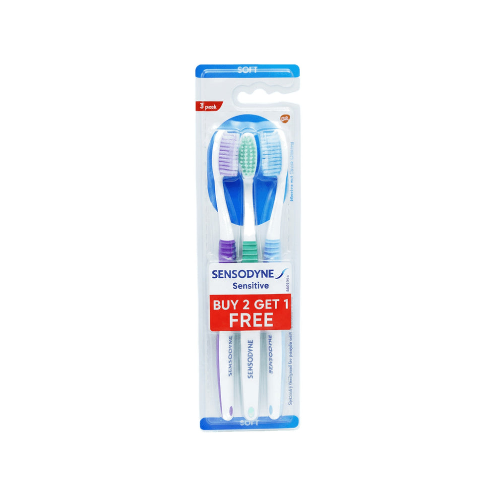 Sensodyne Toothbrush Sensitive Soft 3 Pack