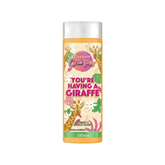 Cussons Creations Antibacterial Bath Giraffe 500ml | Imported from UK 🇬🇧