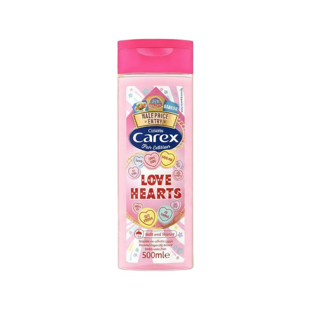 Carex Shower Gel Love Hearts 500ml