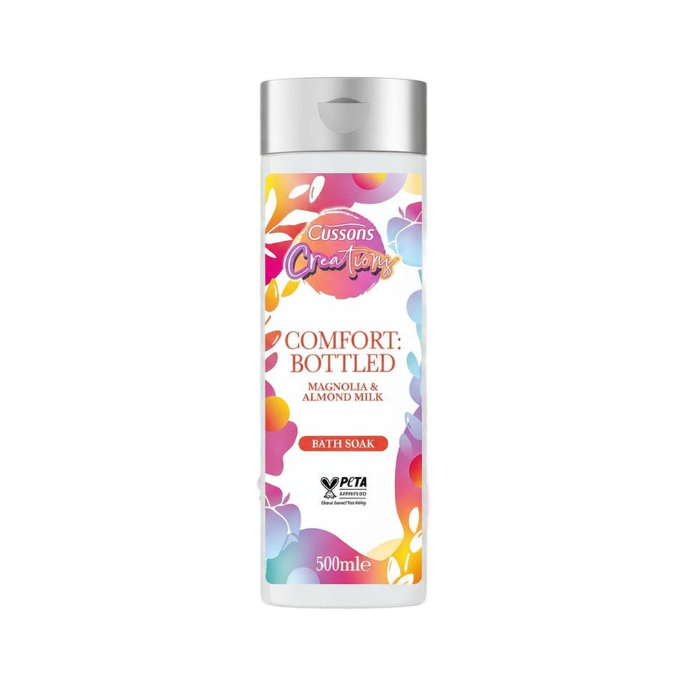 Cussons Creations Bath Soak Magnolia & Almond 500ml | Imported from UK 🇬🇧