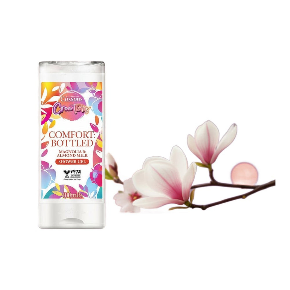 Cussons Creations Shower Gel Magnolia & Almond 400ml | Imported from UK 🇬🇧