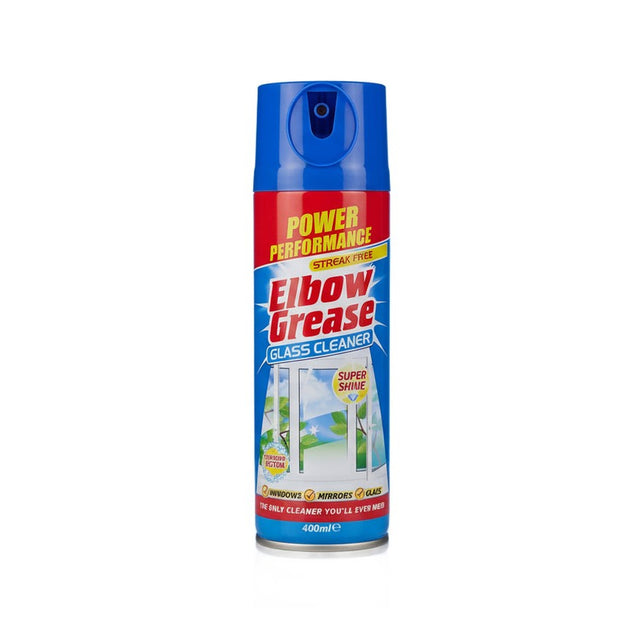 Elbow Grease Aerosol Glass Cleaner 400ml