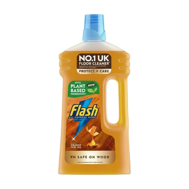 Flash Liquid Cleaner Wood Orange All Purpose 1ltr