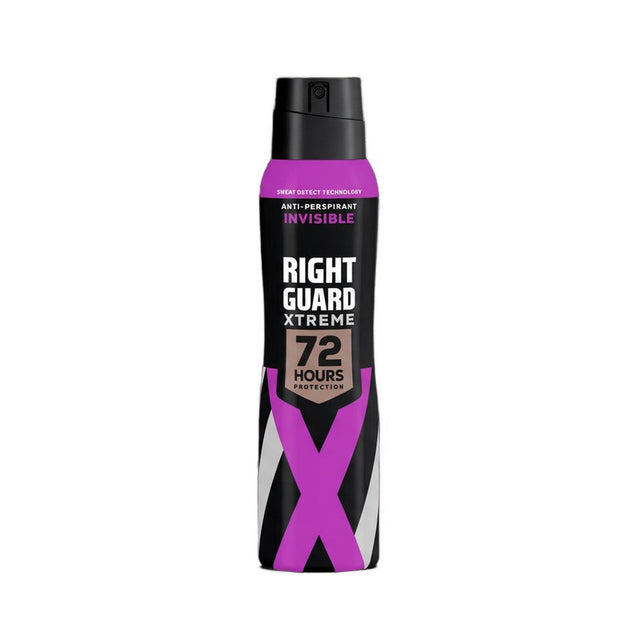 Right Guard Antiperspirant Deodorant Xtreme Invisible Women 150ml