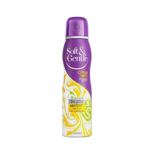 Soft & Gentle Antiperspirant Deodorant Citrus Twist 150ml
