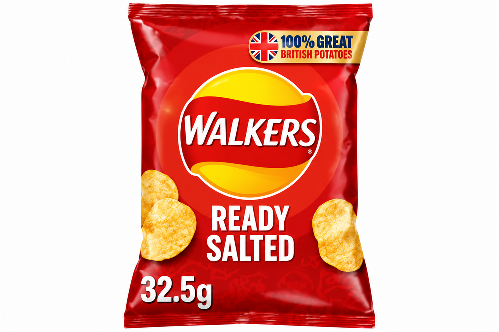 Walkerd Crisps Ready Salted 32.5g